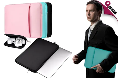 For QR49 Protect your Laptops with a Laptop Sleeve Set - Choose from 13in OR 15in Sizes! (QR99 Value)